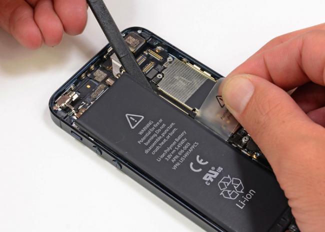 Cambio de bateria iphone 5