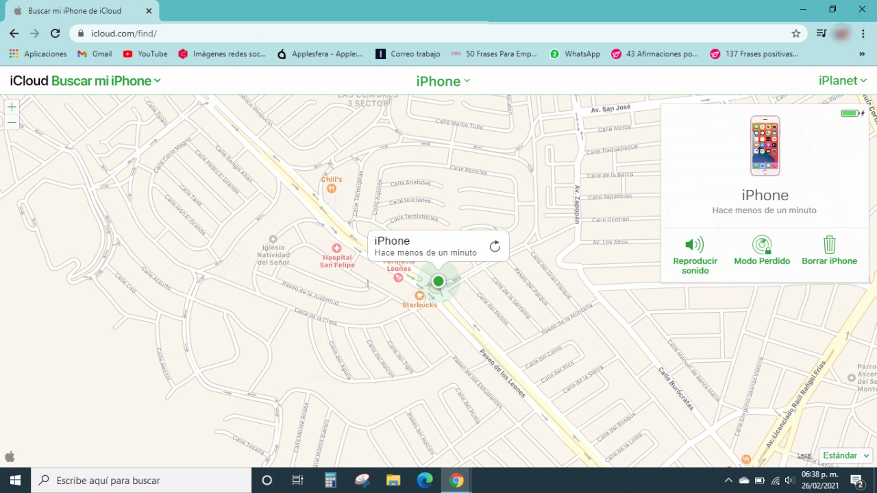Localizar un iPhone desde Google de forma fácil